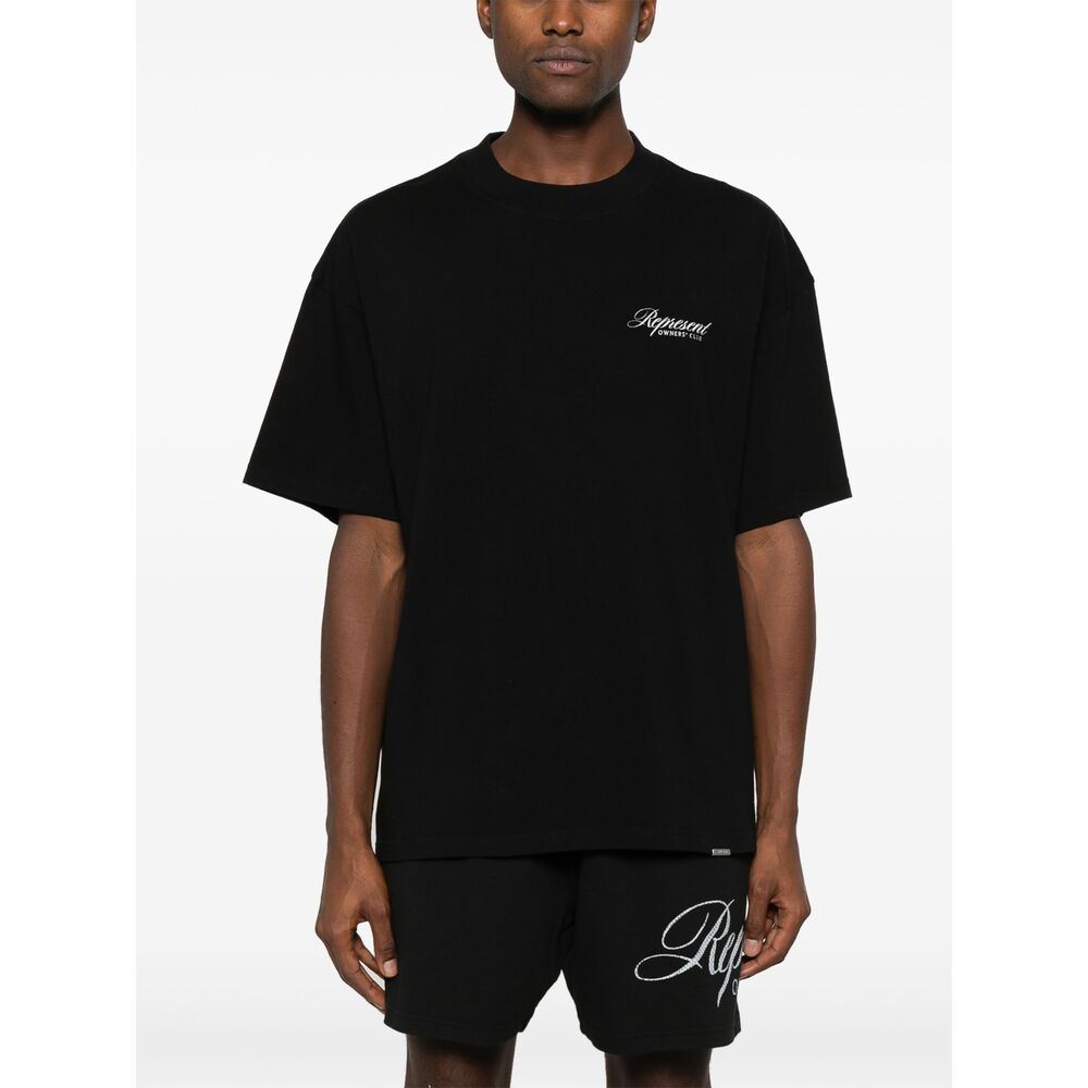 [Represent] T-shirts Short Sleeve FW26 OCM41201-001  BLACK