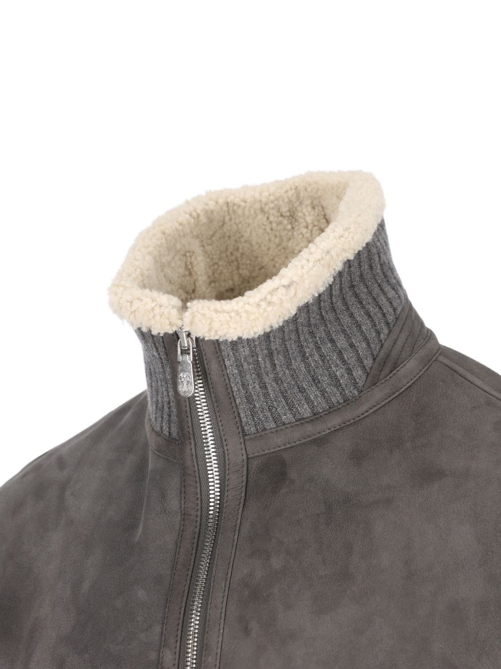 [Brunello Cucinelli] Leather Jacket FW26 MPMCU1737C9873