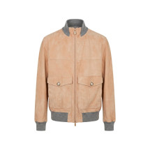 [Brunello Cucinelli] Leather Jacket FW26 MPCLF2085CJB23
