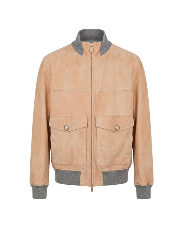 [Brunello Cucinelli] Leather Jacket FW26 MPCLF2085CJB23