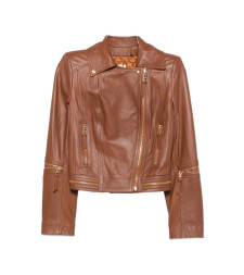 [ELISABETTA FRANCHI] Leather Jacket FW26 GD01Z66E2FK3