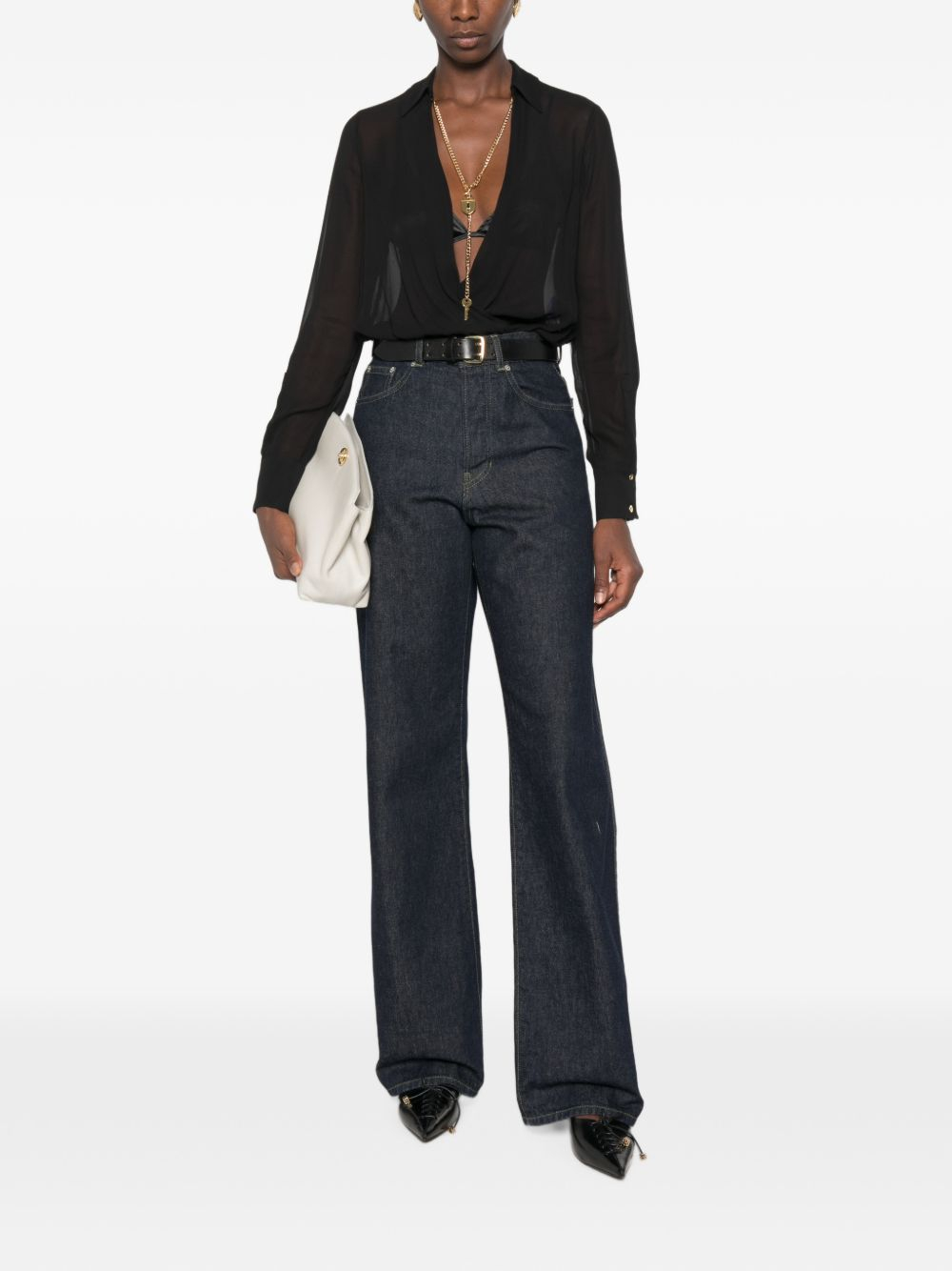 [ELISABETTA FRANCHI] Shirts Long Sleeve FW26 CB00966E2110