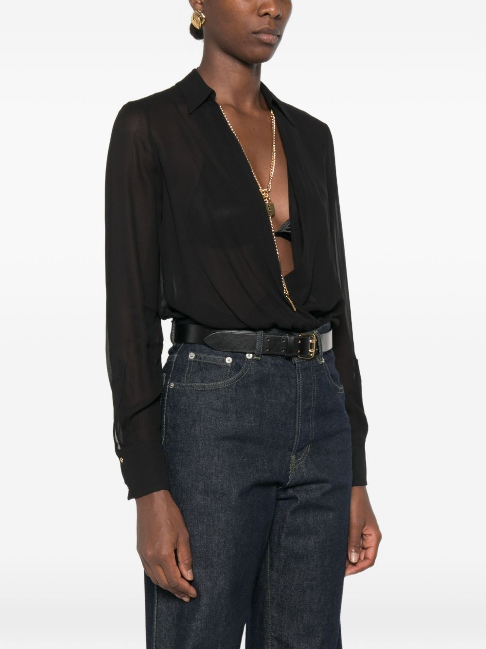 [ELISABETTA FRANCHI] Shirts Long Sleeve FW26 CB00966E2110