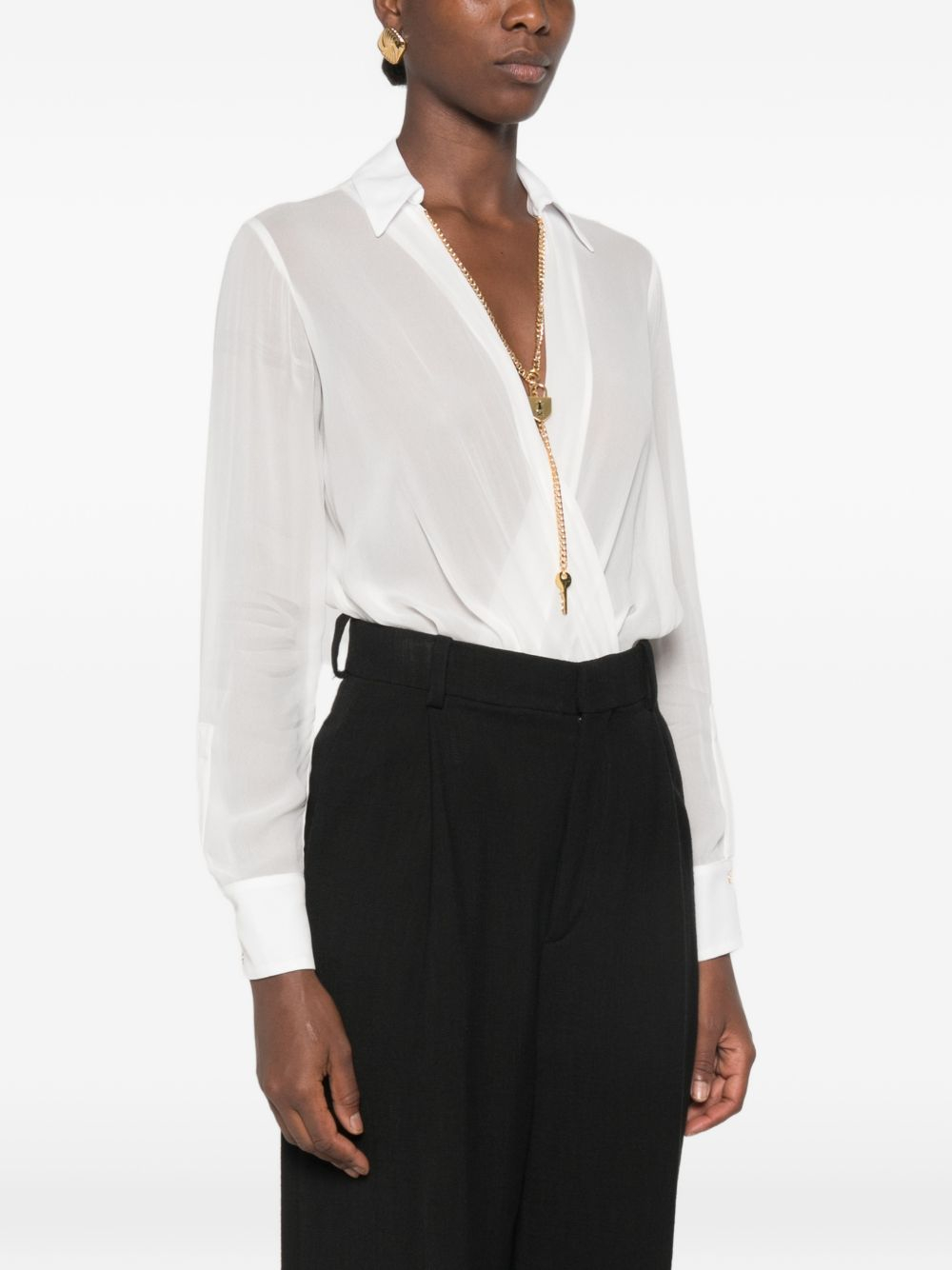 [ELISABETTA FRANCHI] Shirts Long Sleeve FW26 CB00966E2360