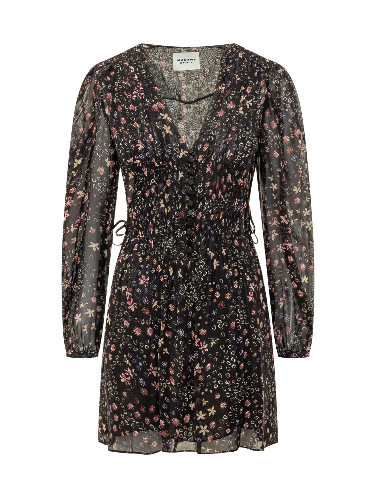 [Marant Etoile] Long sleeve dress FW26 26ARO1084FAD3J01E BKEC