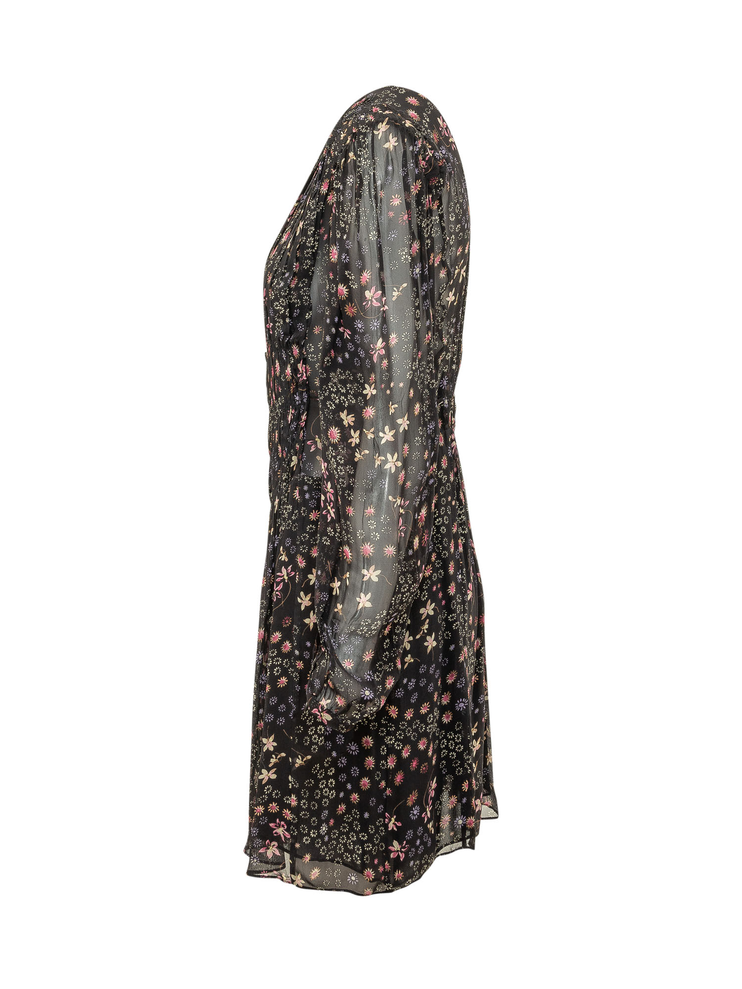 [Marant Etoile] Long sleeve dress FW26 26ARO1084FAD3J01E BKEC