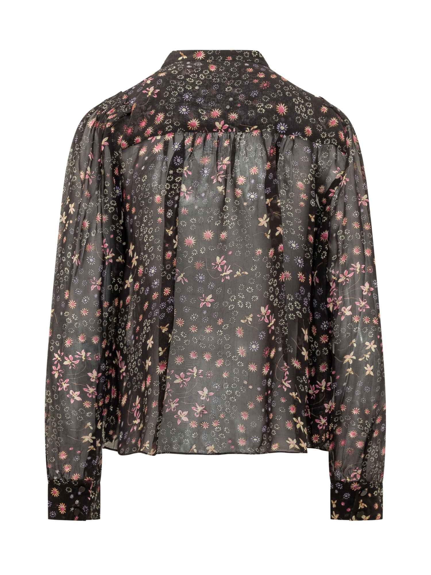 [Marant Etoile] Shirts Long Sleeve FW26 26AHT0947FAD3J01E BKEC