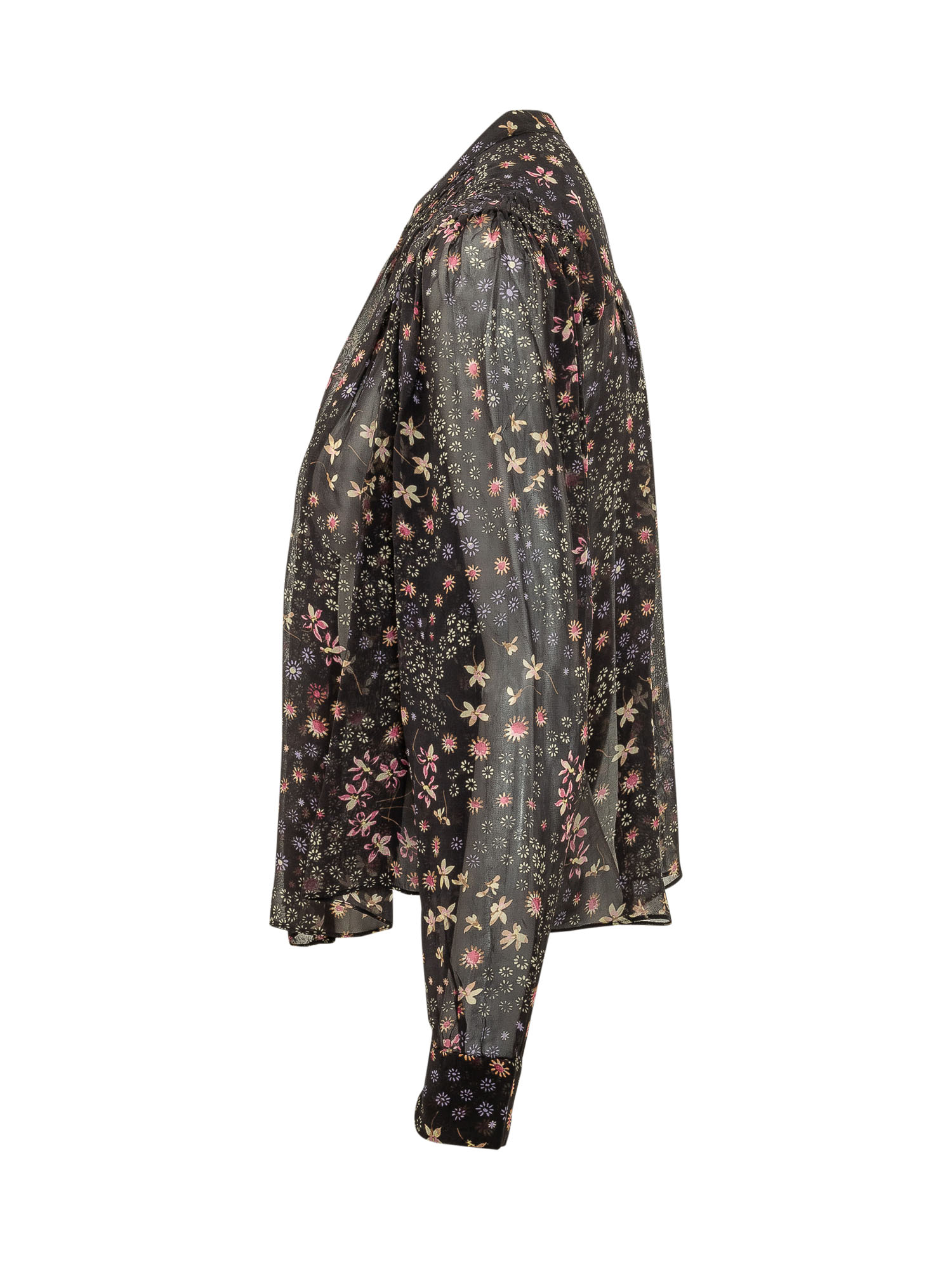 [Marant Etoile] Shirts Long Sleeve FW26 26AHT0947FAD3J01E BKEC