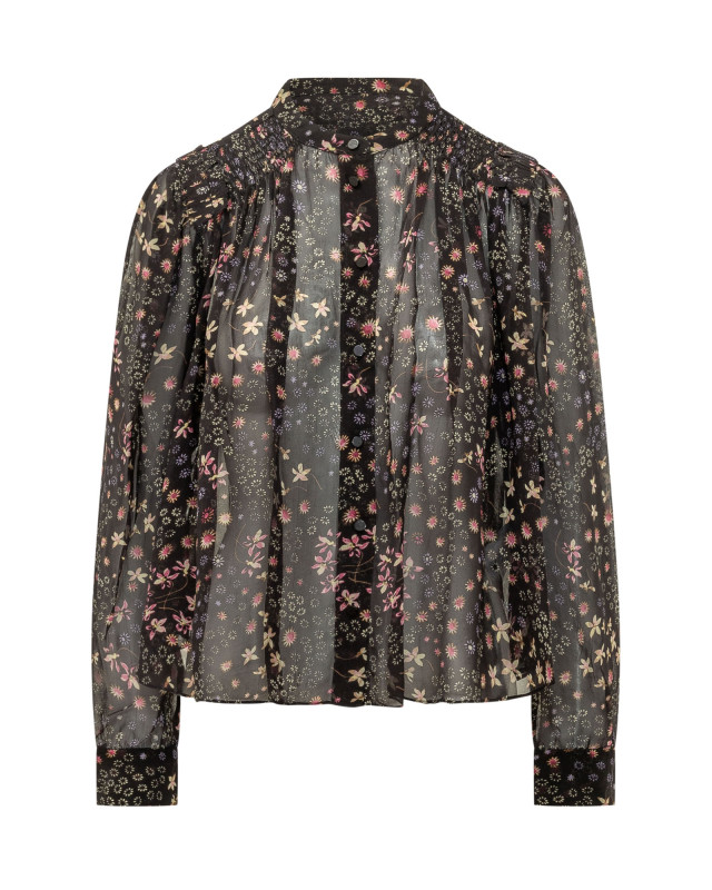 [Marant Etoile] Shirts Long Sleeve FW26 26AHT0947FAD3J01E BKEC