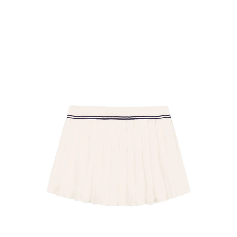 [SPORTY & RICH] Mini skirt FW26 SK01275326WH  ECRU