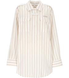 [Off White] Long sleeve dress SS26 2DG00FS26FAB001W142