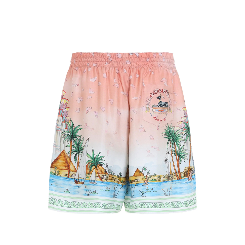 [Casablanca] Shorts FW26 PF26-TR-399 05 ETHER