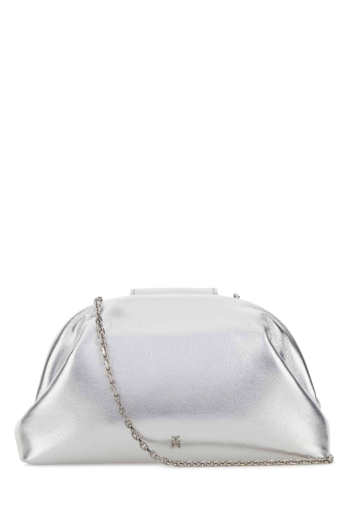 [Amina Muaddi] Clutch bag SS26 CAMELIABAG SILVER