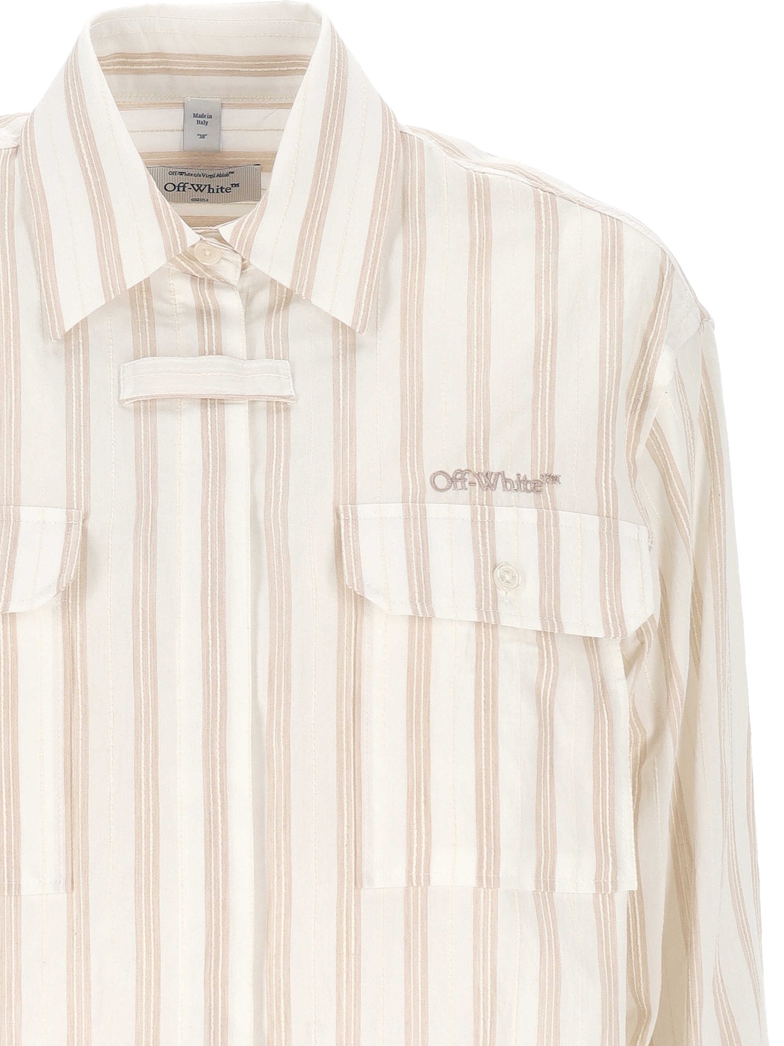 [Off White] Shirts Long Sleeve SS26 2GE02OS26FAB001W142