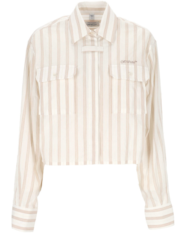 [Off White] Shirts Long Sleeve SS26 2GE02OS26FAB001W142