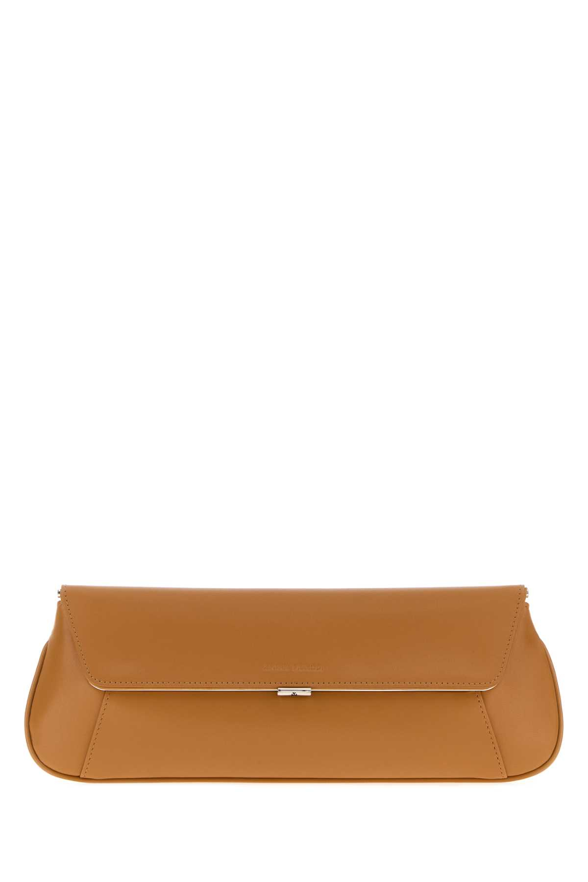 [Amina Muaddi] Clutch bag SS26 AMICLUTCHBAG LATTESILVER