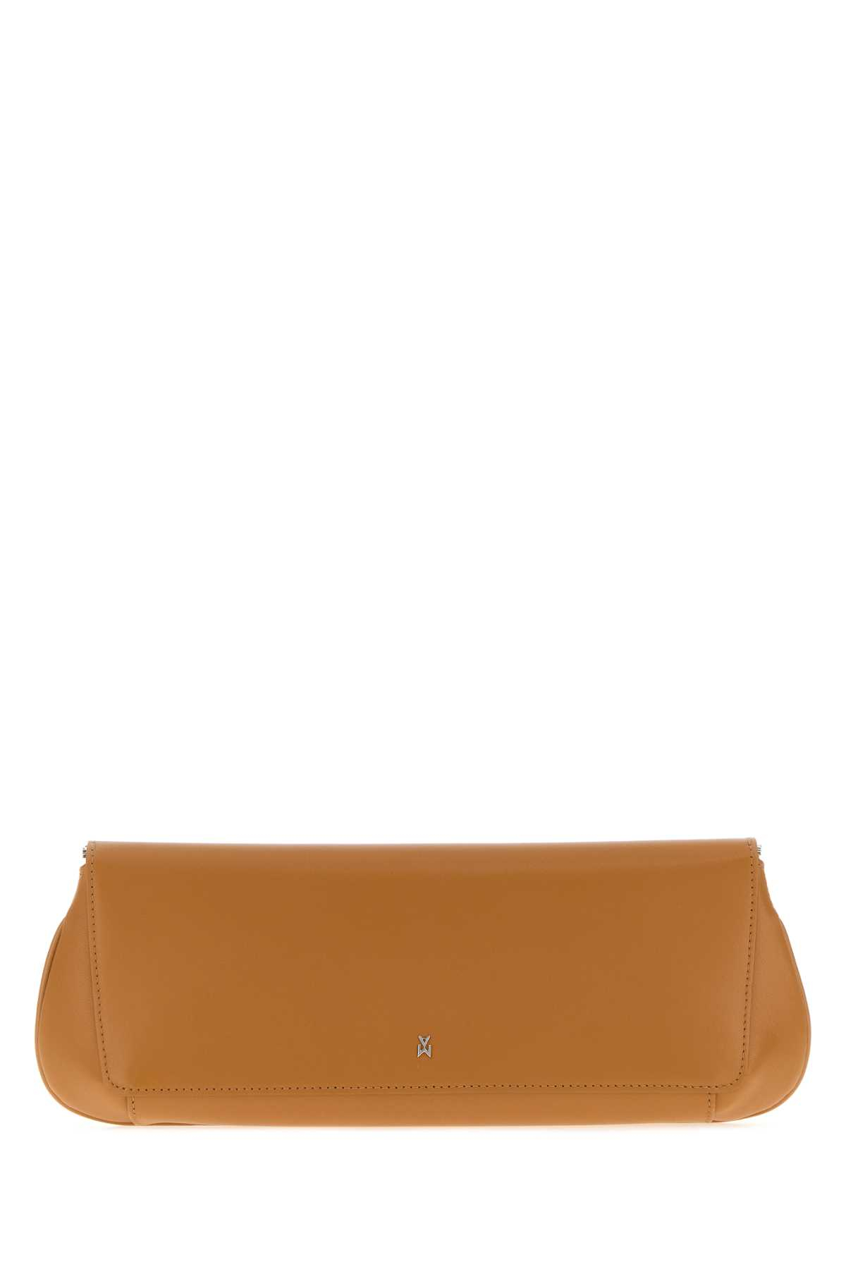 [Amina Muaddi] Clutch bag SS26 AMICLUTCHBAG LATTESILVER