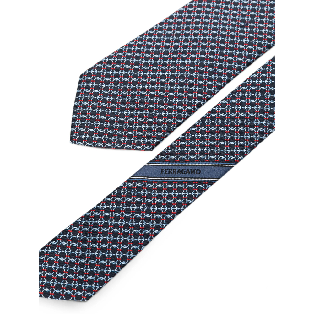 [Ferragamo] Tie FW26 351420 0794431 BLUSC