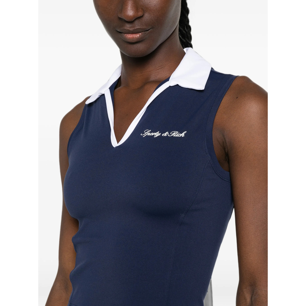[SPORTY & RICH] T-shirts Sleeveless FW26 TO02475326BL  DKNAW