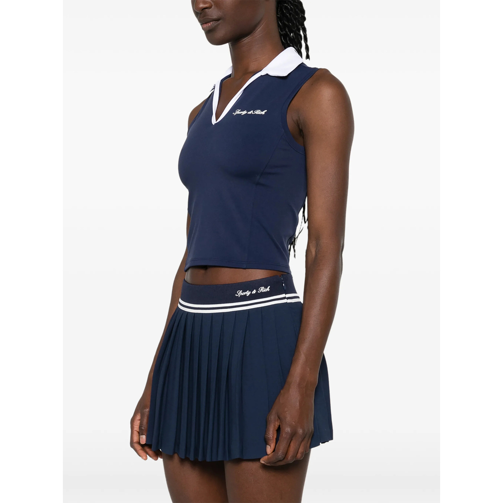 [SPORTY & RICH] T-shirts Sleeveless FW26 TO02475326BL  DKNAW