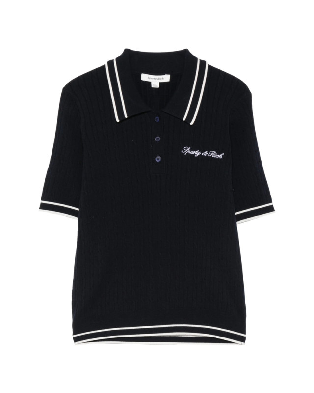 [SPORTY & RICH] T-shirts Short Sleeve FW26 TO06875326BL  DKNAW