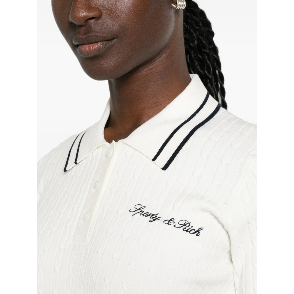 [SPORTY & RICH] T-shirts Short Sleeve FW26 TO06875326WH  WHITE