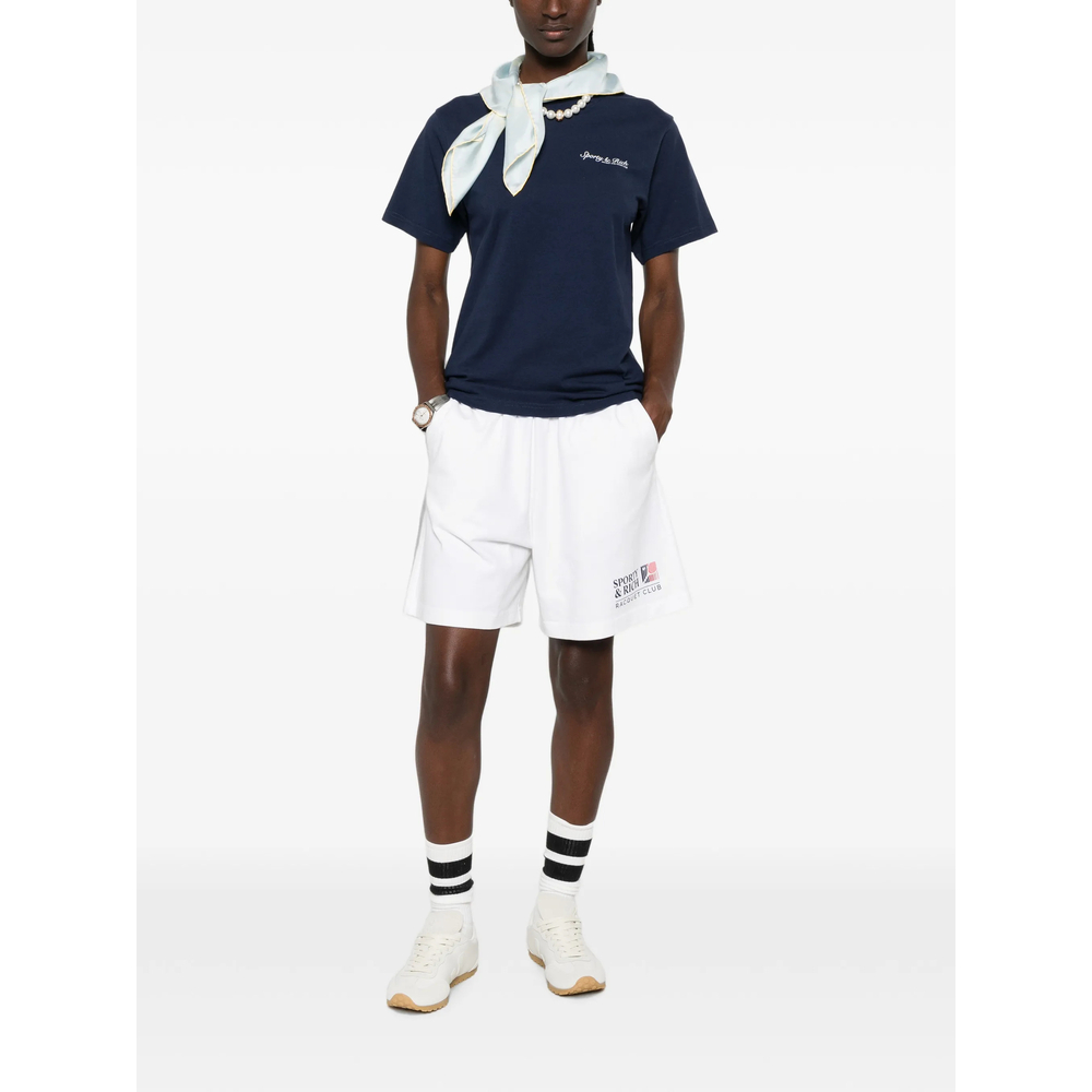 [SPORTY & RICH] T-shirts Short Sleeve FW26 TO11975325BL  DKNAV