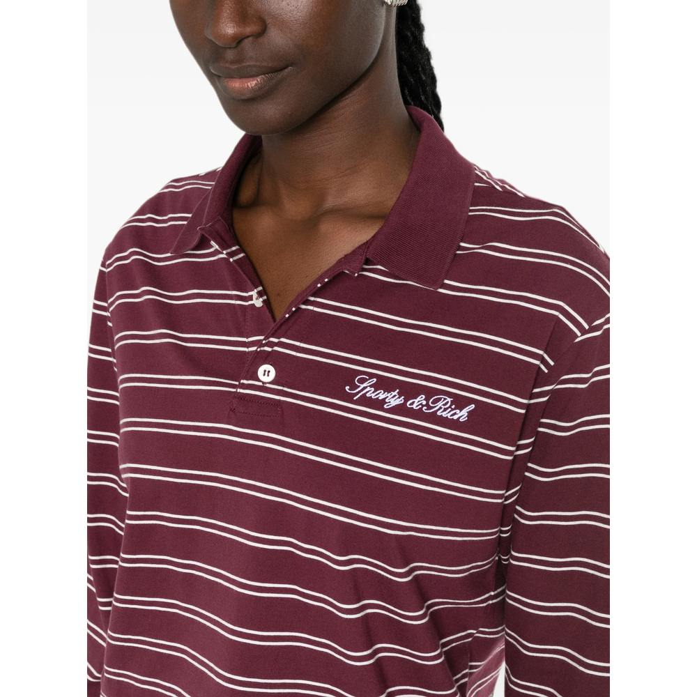 [SPORTY & RICH] T-shirts Long Sleeve FW26 TO12575326RE  BORWH