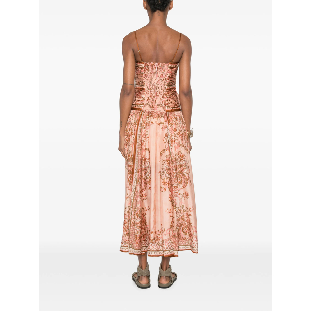 [Zimmermann] Sleeveless dress FW26 8062DSS261  PINK