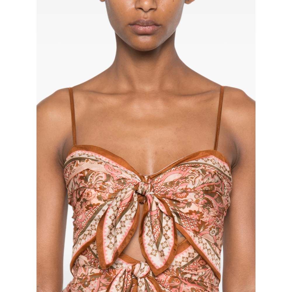 [Zimmermann] Sleeveless dress FW26 8062DSS261  PINK
