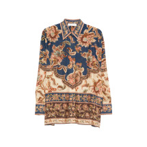 [Zimmermann] Shirts Long Sleeve FW26 8278TSS261  NAVY