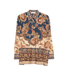 [Zimmermann] Shirts Long Sleeve FW26 8278TSS261  NAVY