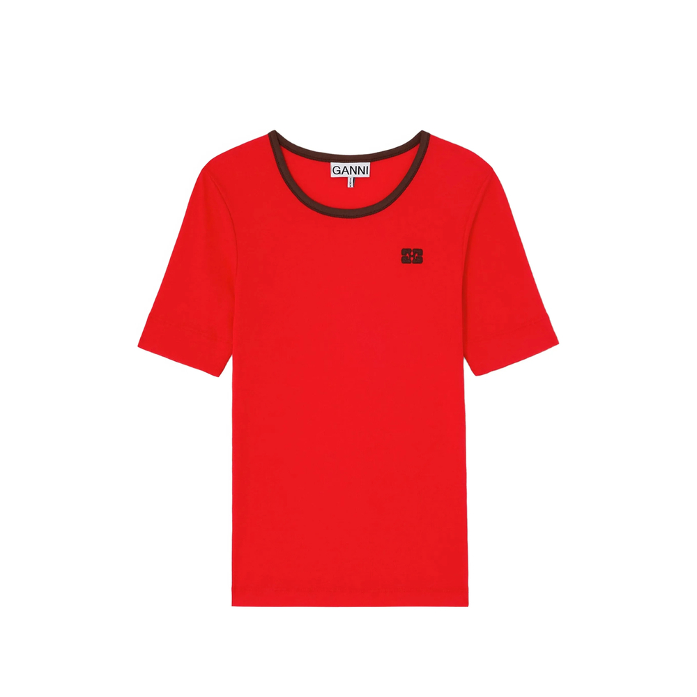 [GANNI] T-shirts Short Sleeve FW26 A1050216  472