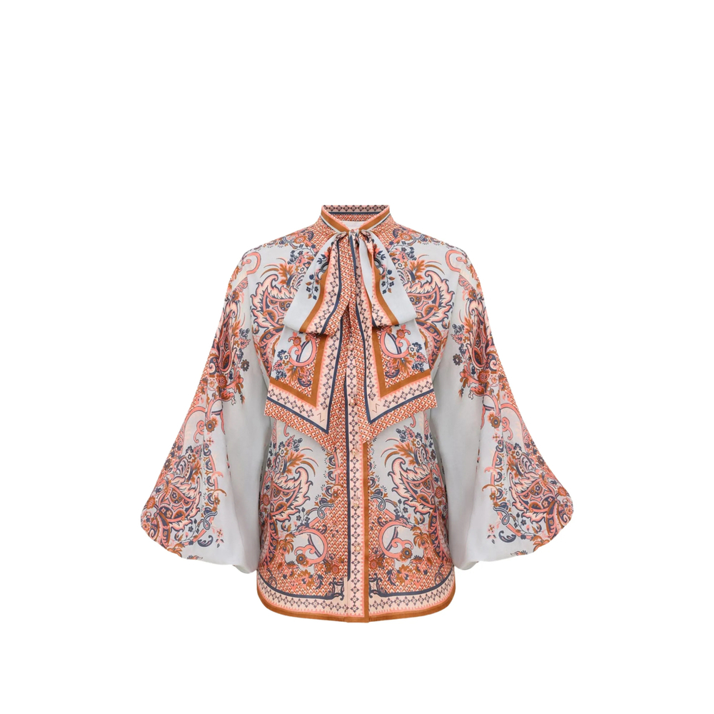 [Zimmermann] Blouse FW26 4461TSS261  BLUE