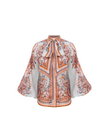 [Zimmermann] Blouse FW26 4461TSS261  BLUE
