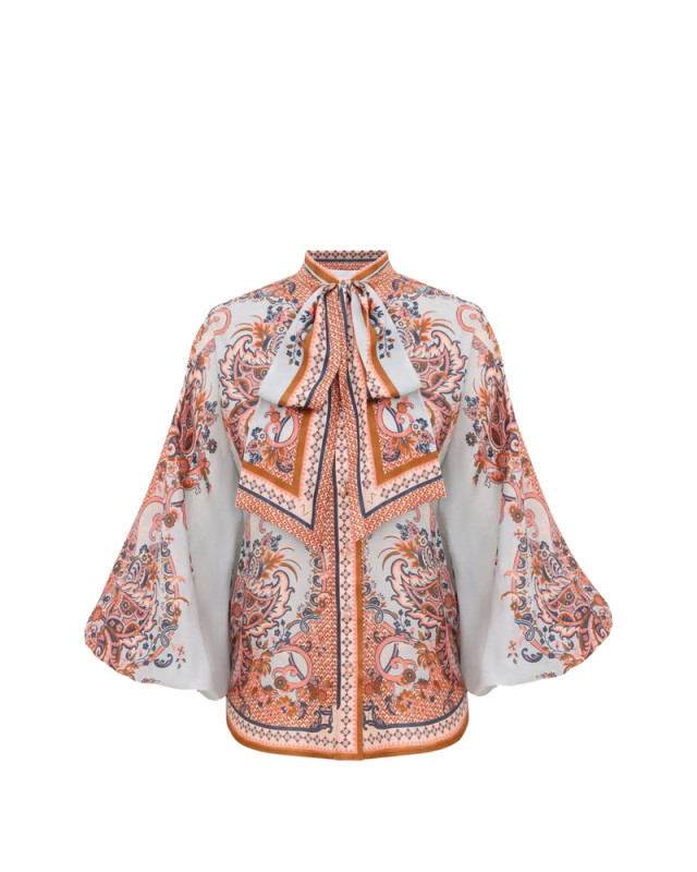 [Zimmermann] Blouse FW26 4461TSS261  BLUE
