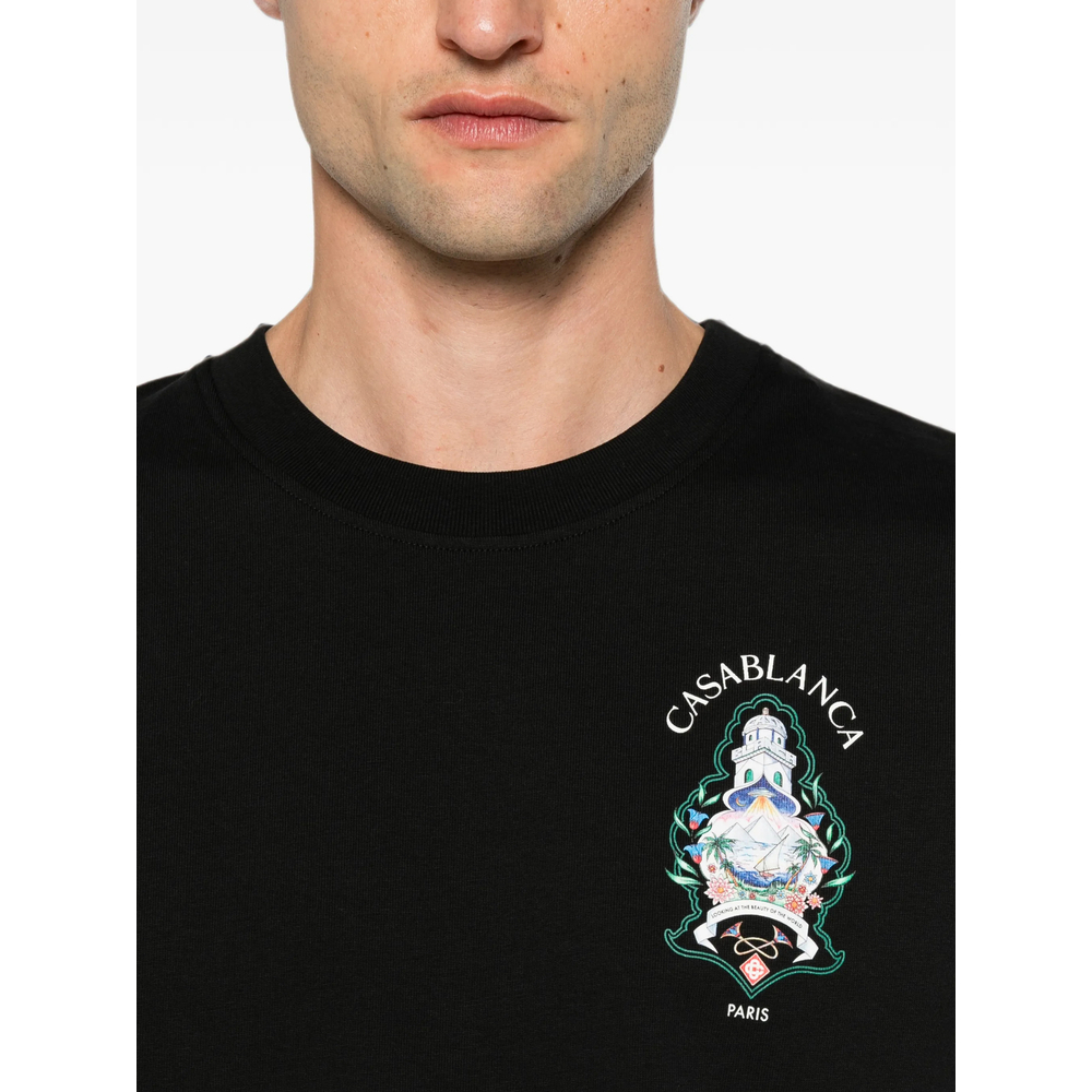 [Casablanca] T-shirts Short Sleeve FW26 PF26-JTS-001 02 HOTBK