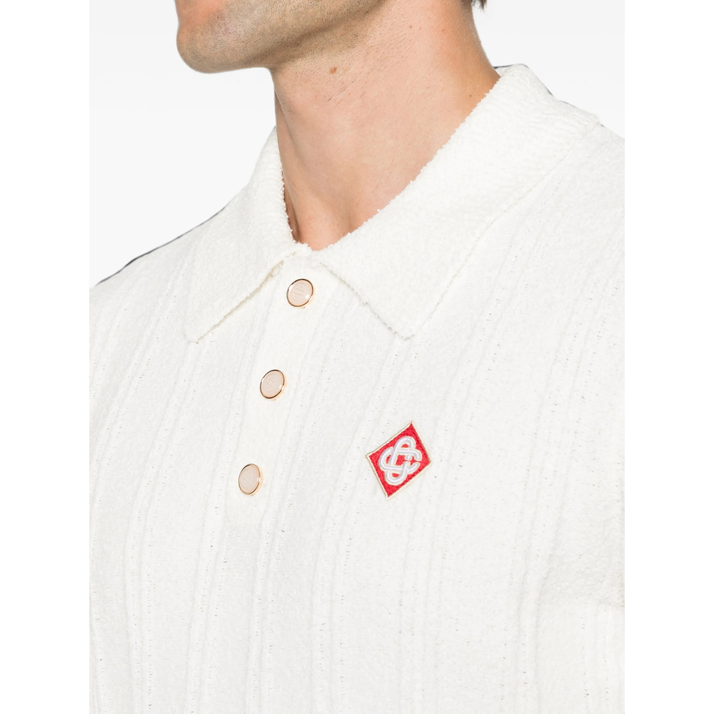[Casablanca] T-shirts Short Sleeve FW26 PF26-KW-1000 01 WHITE