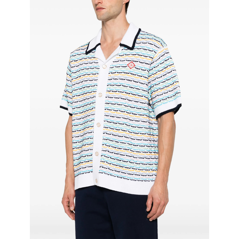 [Casablanca] Shirts Short Sleeve FW26 PF26-KW-1209 01 MULTI