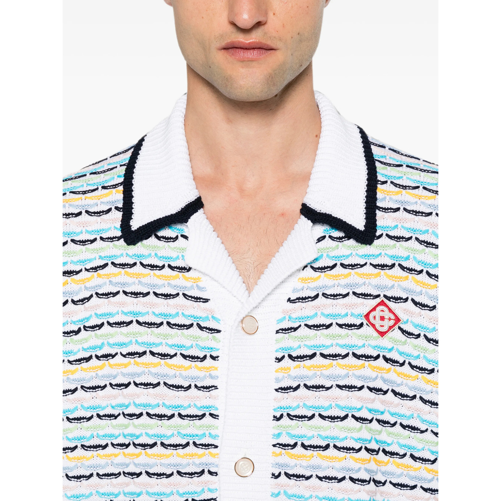 [Casablanca] Shirts Short Sleeve FW26 PF26-KW-1209 01 MULTI