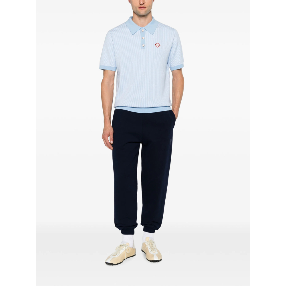 [Casablanca] T-shirts Short Sleeve FW26 PF26-KW-1433 01 LIBLU
