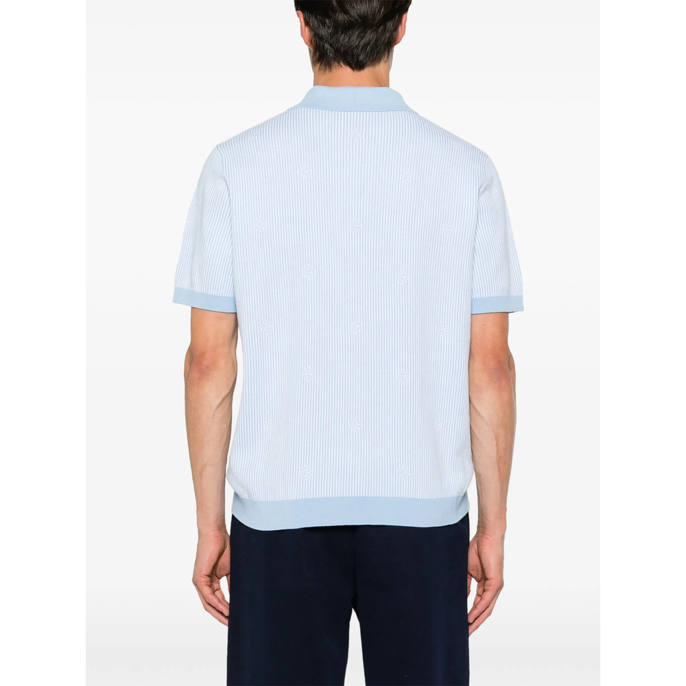 [Casablanca] T-shirts Short Sleeve FW26 PF26-KW-1433 01 LIBLU
