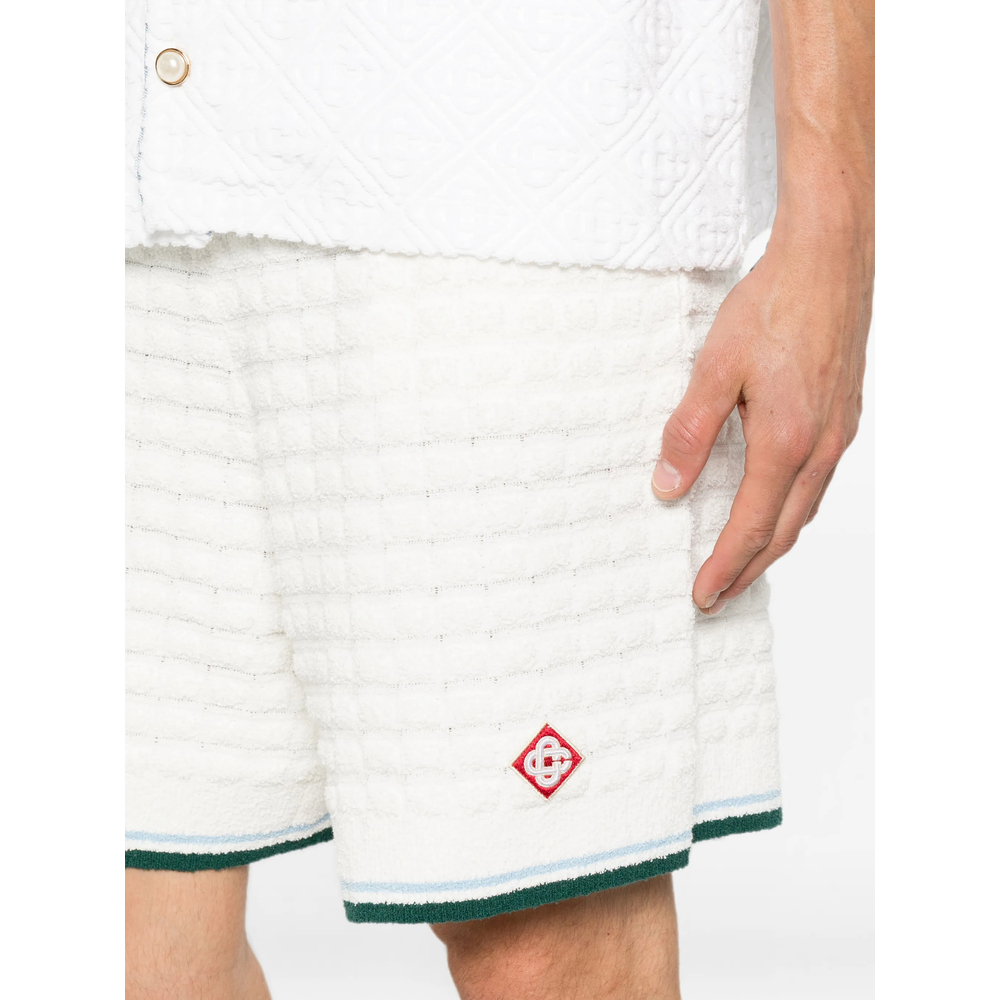 [Casablanca] Shorts FW26 PF26-KW-1441 01 WHITE