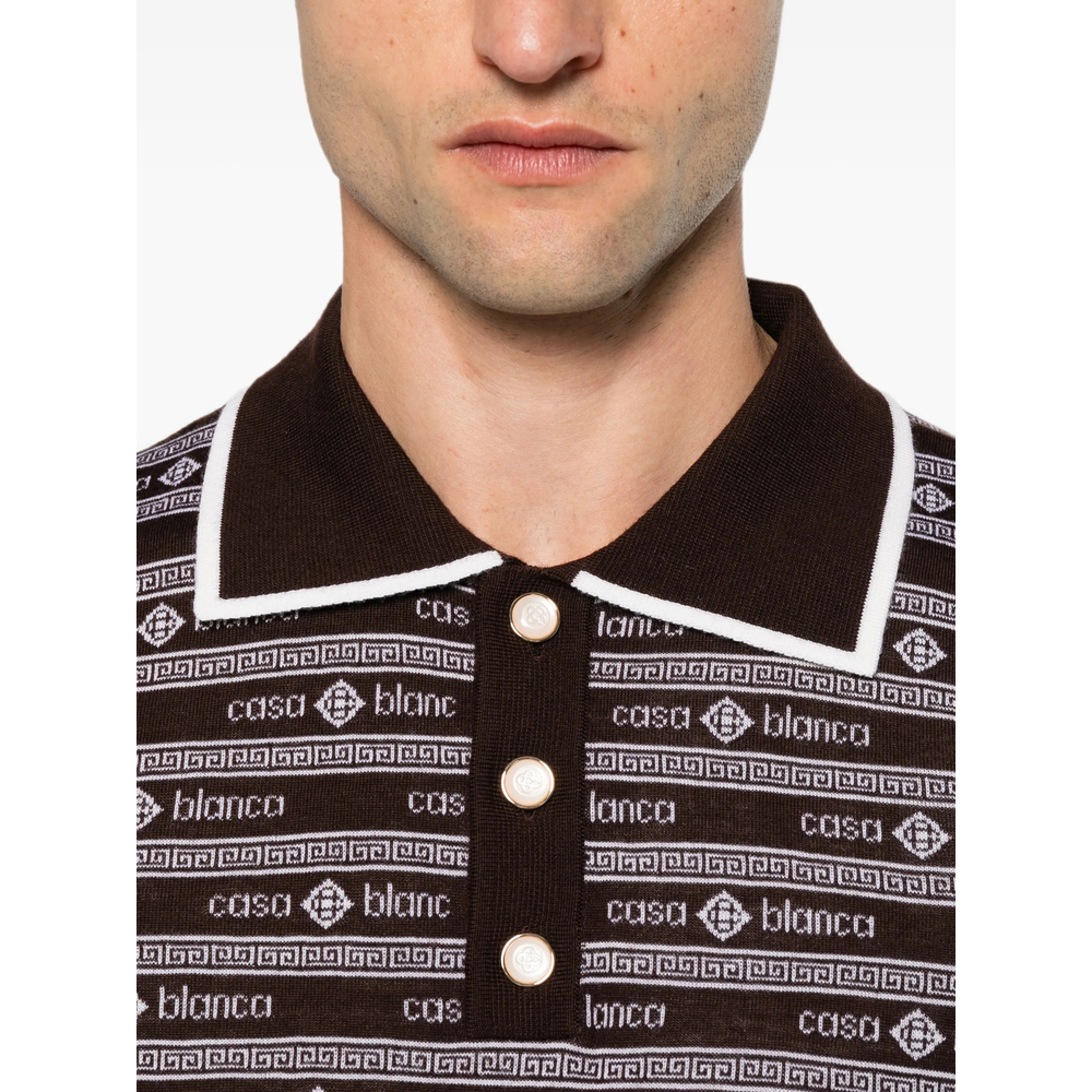 [Casablanca] Knitwear FW26 PF26-KW-729 01 DKBRO