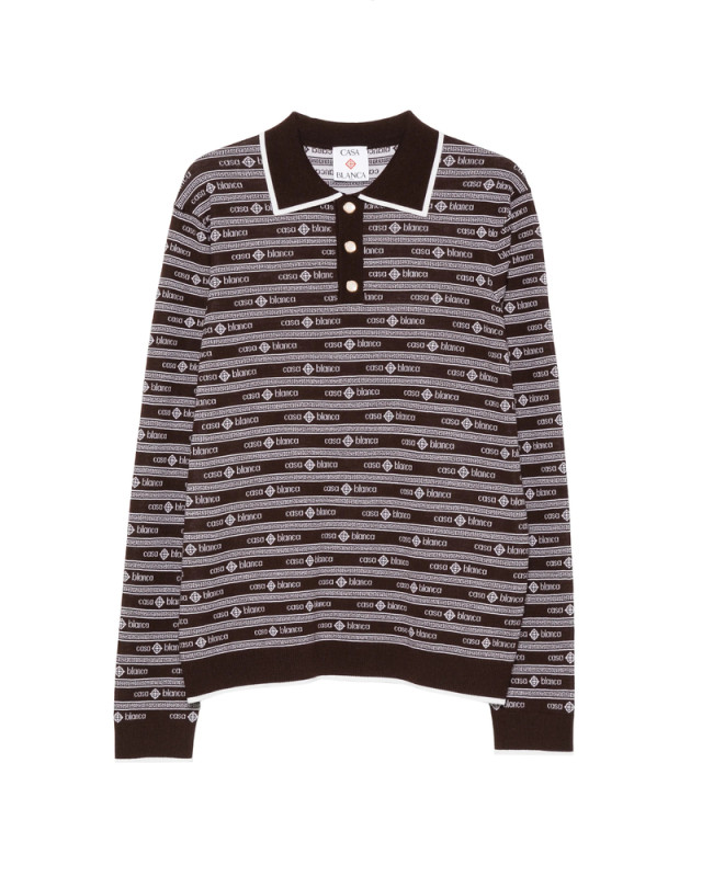 [Casablanca] Knitwear FW26 PF26-KW-729 01 DKBRO