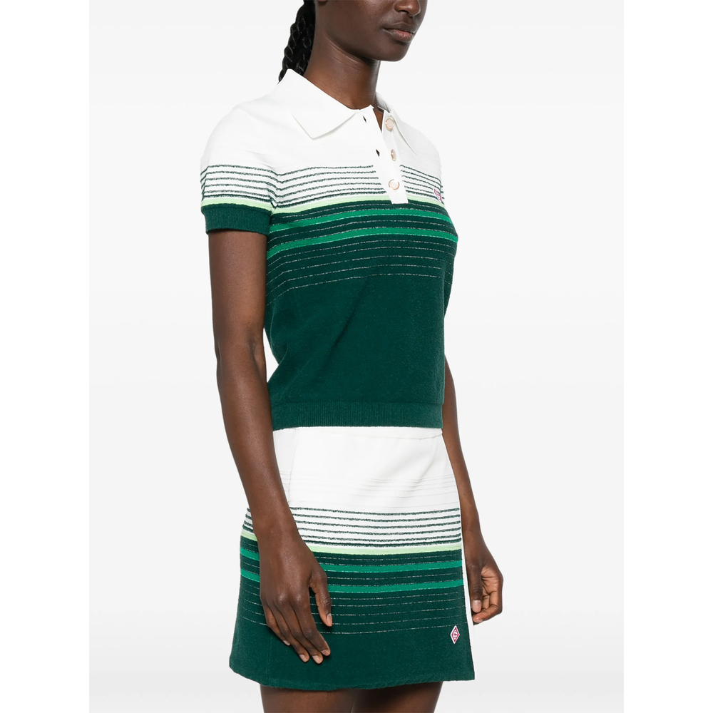 [Casablanca] T-shirts Short Sleeve FW26 PF26-KW-1395 01 WHGRE
