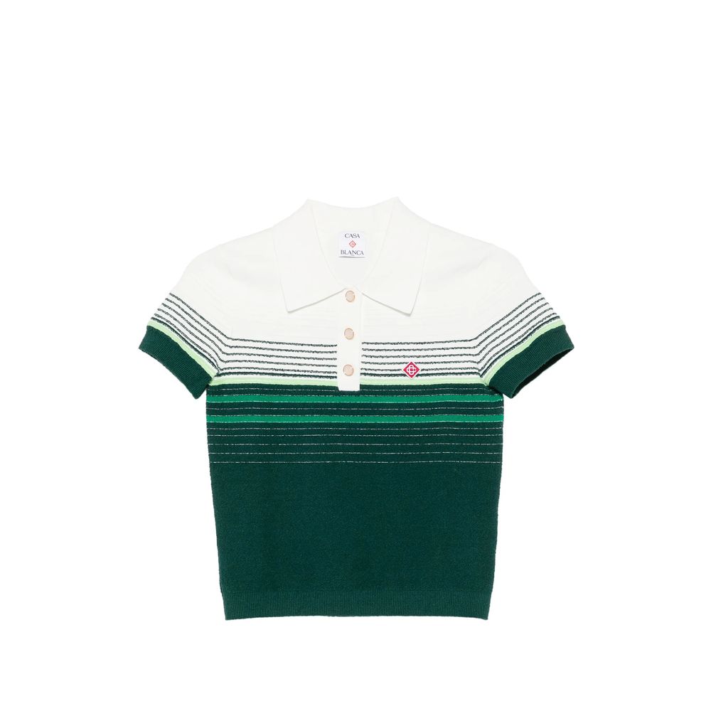 [Casablanca] T-shirts Short Sleeve FW26 PF26-KW-1395 01 WHGRE