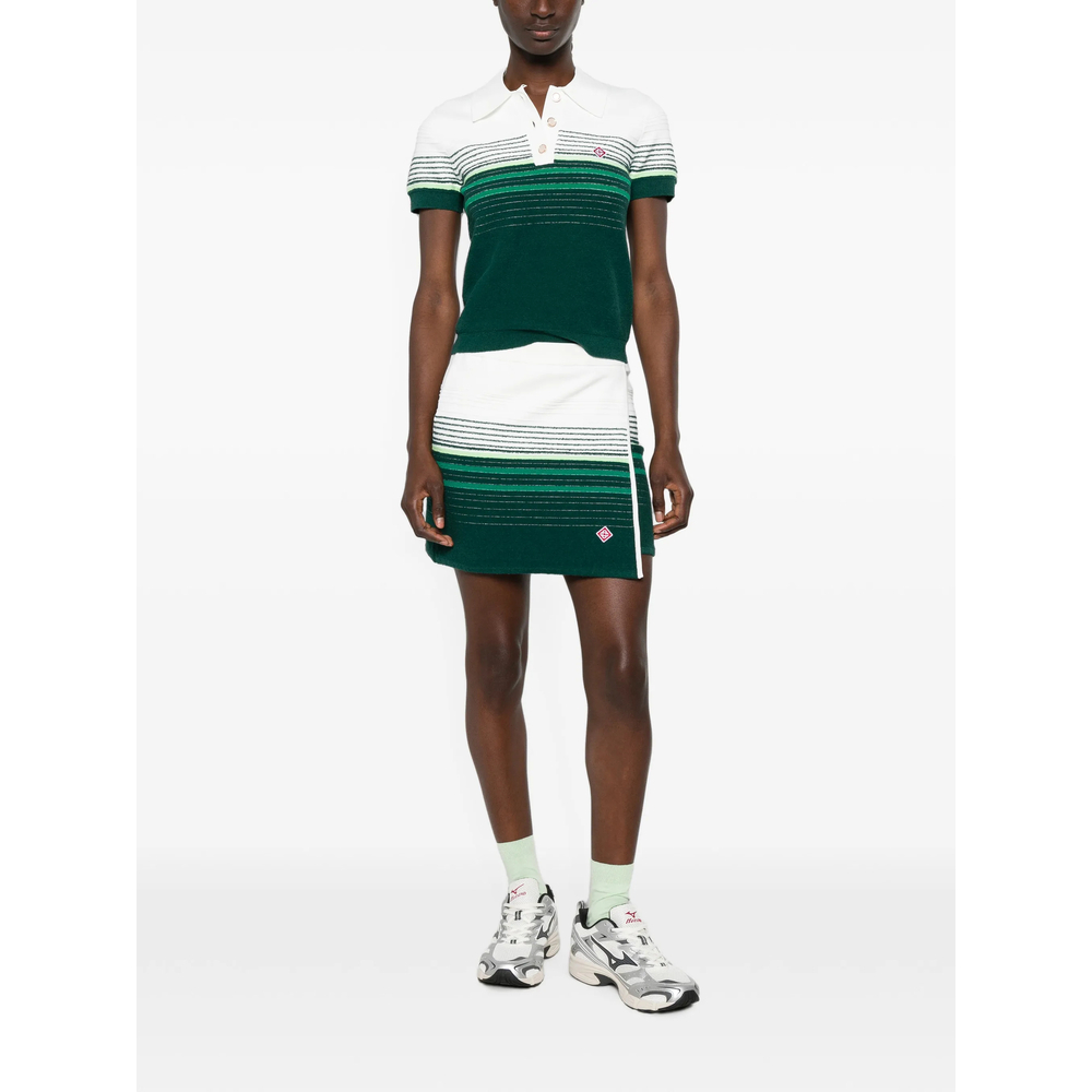 [Casablanca] T-shirts Short Sleeve FW26 PF26-KW-1395 01 WHGRE