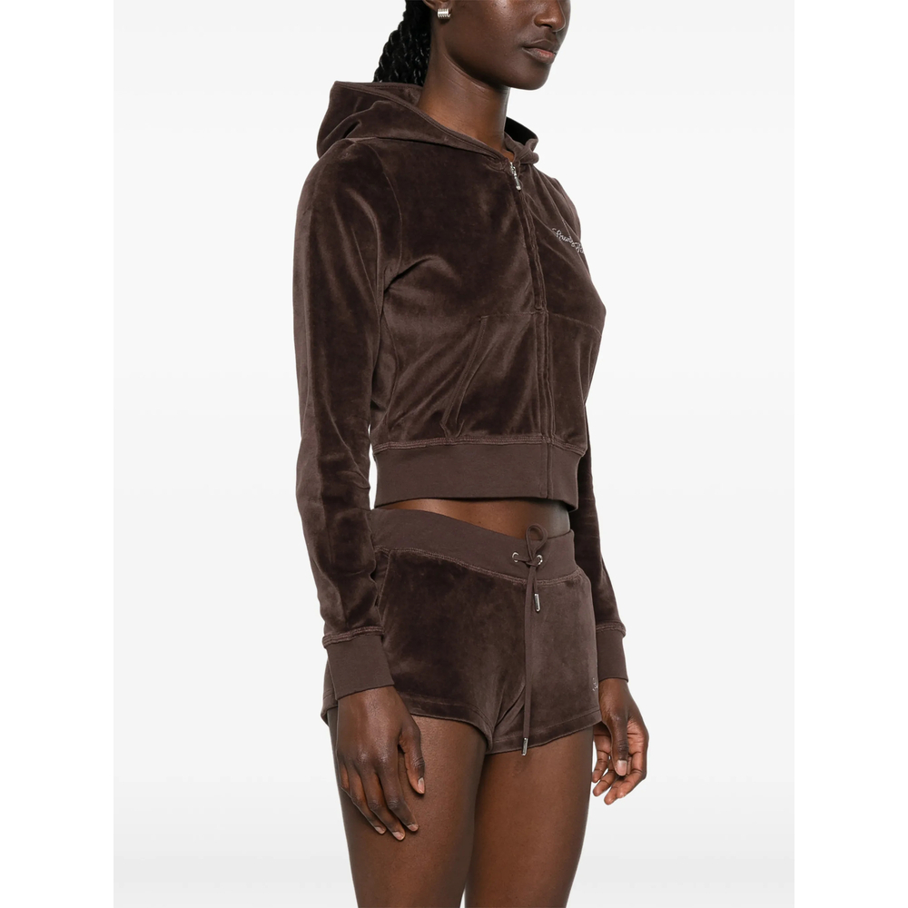[SPORTY & RICH] Zip up FW26 CA046716689BR  CHOCO