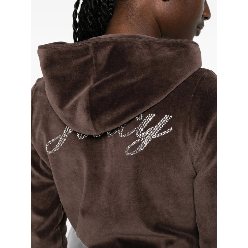 [SPORTY & RICH] Zip up FW26 CA046716689BR  CHOCO